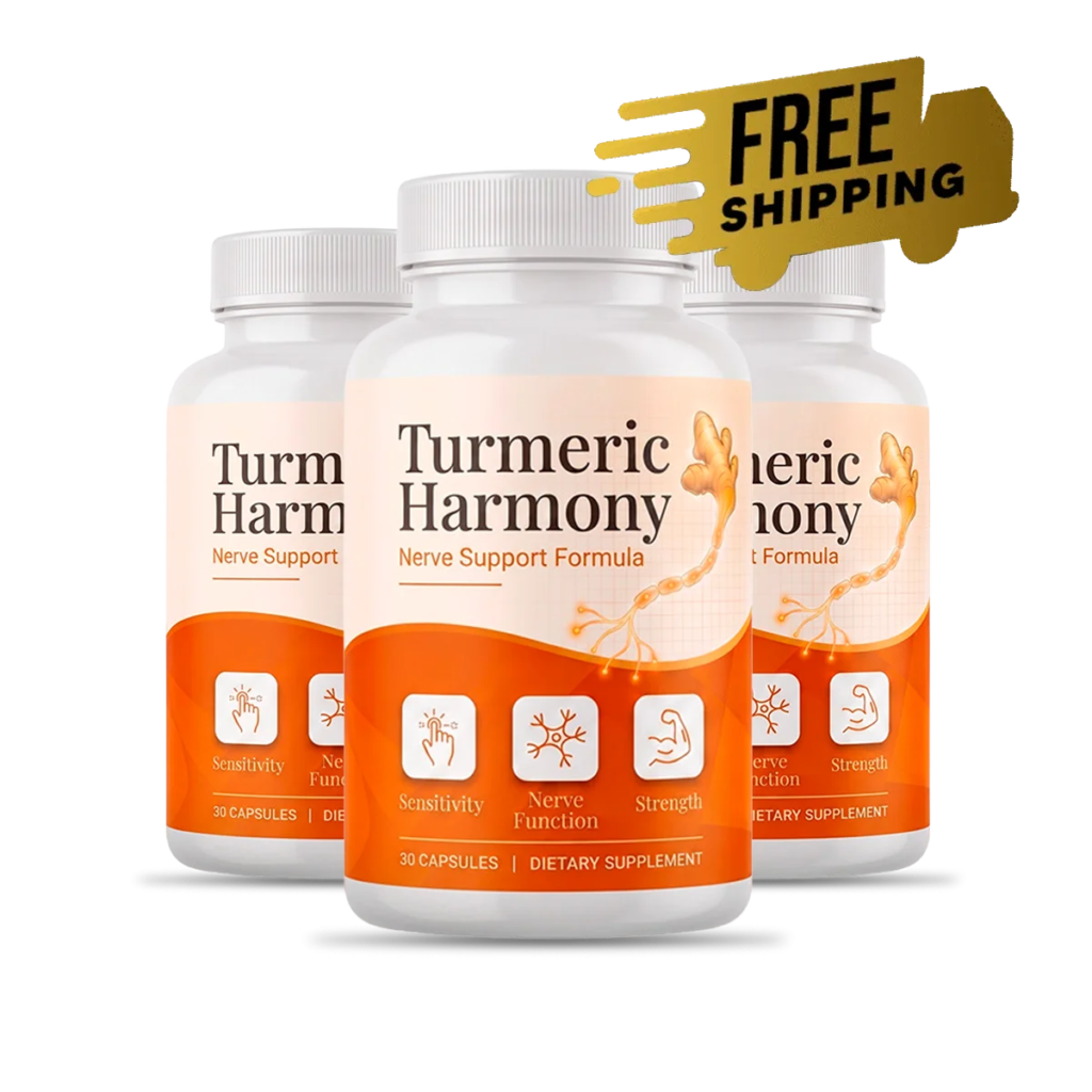 Turmeric Harmony™ nerve support — 3 bottles